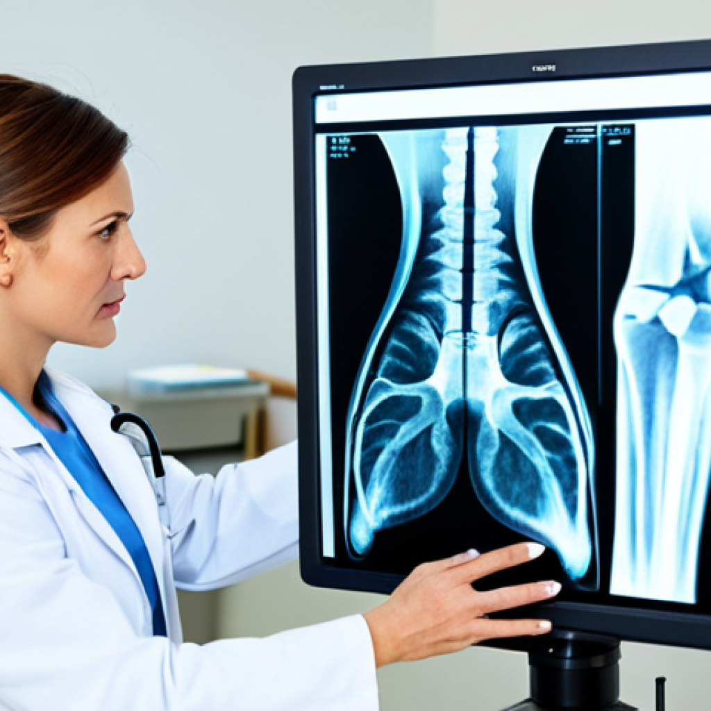 퍼스널트레이너와 고객 건강 목표 설정법 - **

"A professional female doctor in a white lab coat, fully clothed, examining an X-ray in a bright...